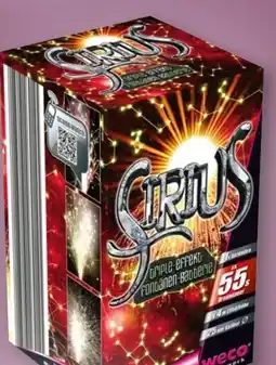 REWE Center Weco Feuerwerk Leucht-Sortiment Sirius Angebot