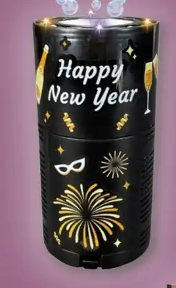 REWE Center LED Seifenblasenmaschine Happy New Year Angebot