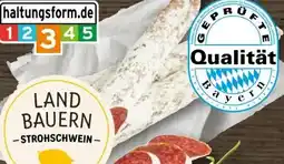 REWE Metzgerei Landbauern Schiller Strohschwein Bistrosalami Angebot