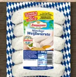 REWE Fleischwerke Zimmermann Münchner Weißwürste Angebot