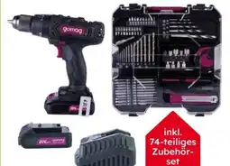 Globus Baumarkt Gomago Akku-Schlagbohrschrauber Set Mobile Werkstatt Angebot