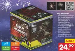 Netto Marken-Discount Comet Feuerwerk Sky Hammer Angebot