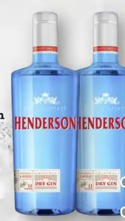 Scheck-in-Center Henderson Dry Gin Angebot