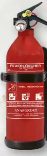 Scheck-in-Center Anaf Group Pulverfeuerlöscher Angebot