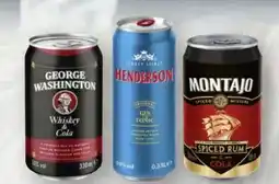 Scheck-in-Center George Washington Whiskey & Cola Angebot