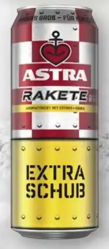 Scheck-in-Center Brauerei Astra Rakete Angebot