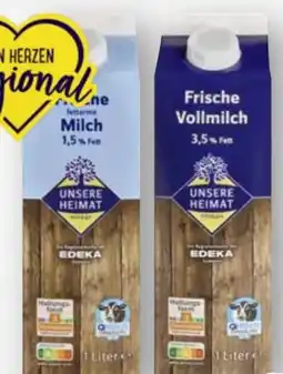 Scheck-in-Center Unsere Heimat Echt & Gut frische Milch Angebot