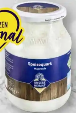 Scheck-in-Center Unsere Heimat Echt & Gut Speisequark Magerstufe Angebot