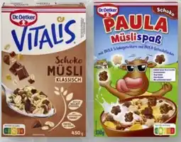 Scheck-in-Center Dr. Oetker Vitalis Müsli Angebot
