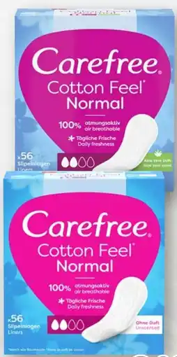 Scheck-in-Center Carefree Slipeinlagen Angebot