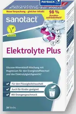 Scheck-in-Center Sanotact Elektrolyte Plus Angebot
