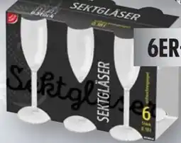Scheck-in-Center Gut & Günstig Sektgläser 6er-Pack Angebot