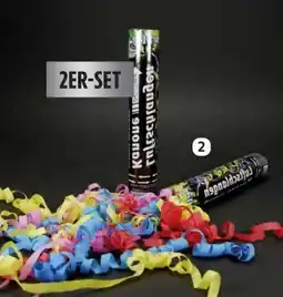 Scheck-in-Center Luftschlangen Kanone Angebot