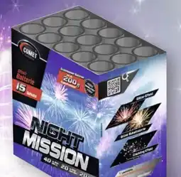 Edeka Comet Feuerwerk Night Mission Batterie Angebot