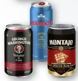 Edeka George Washington Whiskey & Cola Angebot