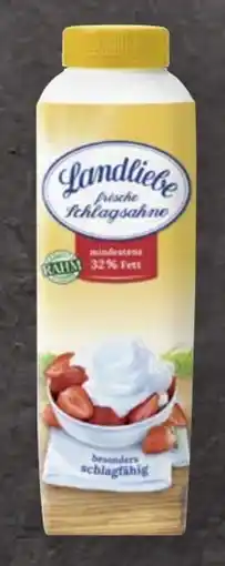 Edeka Landliebe Frische Schlagsahne besonders schlagfähig Angebot