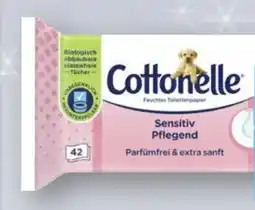 Edeka Cottonelle Feuchtes Toilettenpapier sensitiv pflegend parfümfrei & extra sanft Angebot