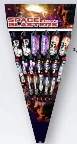 Edeka Lesli Feuerwerk Silvesterzauber Space Blasters Angebot