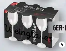 Edeka Gut & Günstig Weingläser 6er-Pack Angebot