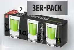 Edeka Gut & Günstig Schnapsgläser 3er-Pack Angebot
