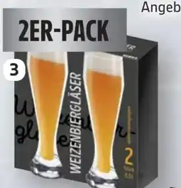 Edeka Weizenbiergläser Angebot