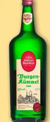 REWE Center Schlitzer Destillerie Burgenkümmel Likör Angebot