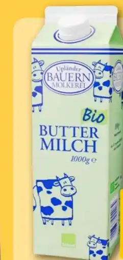 REWE Center Upländer Bauern Molkerei Bio Frucht Buttermilch Angebot