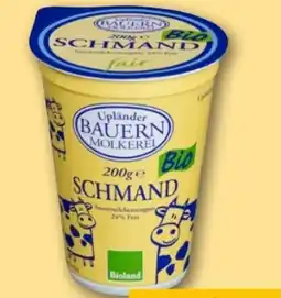 REWE Center Upländer Bauern Molkerei Bio Schmand Angebot