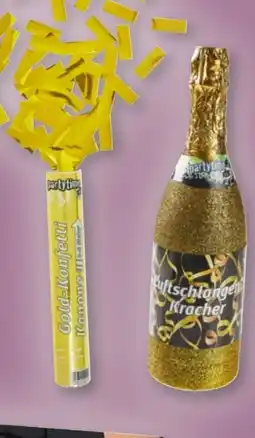 REWE Luftschlangen Kanone Angebot