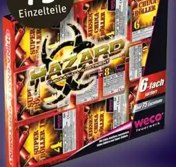 REWE Weco Feuerwerk China Knall Sortiment Hazard Angebot