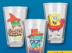 REWE Nickelodeon Spongebob Trinkglas Angebot