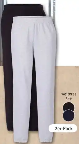 REWE Fruit of the Loom Herren Jogginghose 2er Pack Angebot