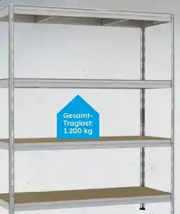 Globus Baumarkt Metallsteckregal XL Angebot