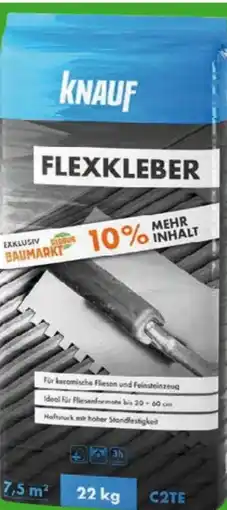 Globus Baumarkt Knauf Flexkleber Angebot