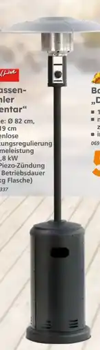 Globus Baumarkt TrendLine Terrassenstrahler Calentar Angebot