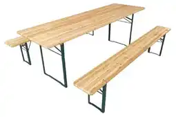 Globus Baumarkt Festzeltgarnituren 3-teilig Angebot