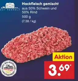 Netto Marken-Discount Gut Ponholz Gemischt-Hackfleisch Angebot