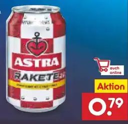 Netto Marken-Discount Brauerei Astra Rakete Angebot
