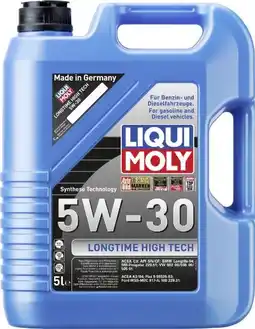 Globus Baumarkt Liqui Moly Motorenöl Longtime High Tech 5W30 Angebot