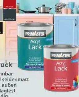 Globus Baumarkt Primaster Acryl Buntlack Angebot