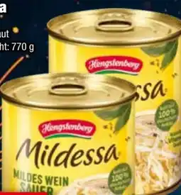 EDEKA Bandelt Hengstenberg Mildessa Mildes Weinsauerkraut Angebot