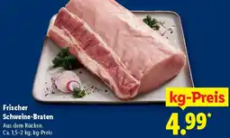 Lidl Frischer Schweine-Braten Angebot