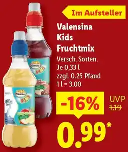 Lidl Valensina Kids Fruchtmix Angebot