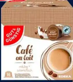 Edeka Gut & Günstig Kaffeekapseln Café au lait Angebot