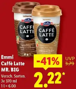 Lidl Emmi Caffè Latte MR. BIG Angebot