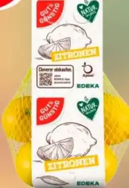Edeka Gut & Günstig Zitronen Angebot