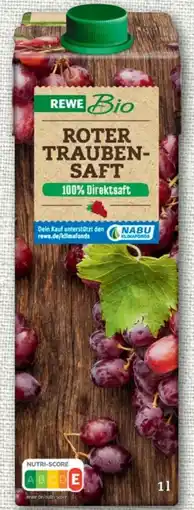 nahkauf Rewe Bio Roter Traubensaft Angebot