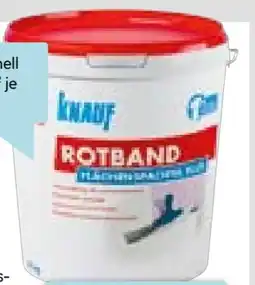 Hellweg Knauf Rotband Flächenspachtel Plus Angebot