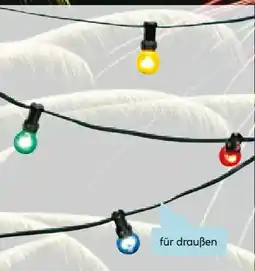 Hellweg Flector Garten LED-Aussenlichterkette Party Angebot