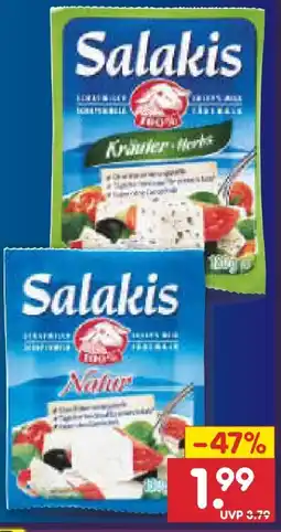 Netto Marken-Discount Salakis Schafskäse Angebot